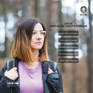 عينک محافظ چشم اوپتيكس گرين لاين Green Lion Optix Anti Blue Light Eyewear